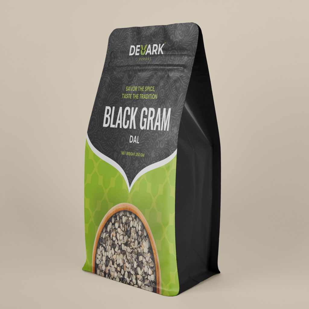 Close-up of Black Dram Dal (Black Gram Lentils) in a bowl