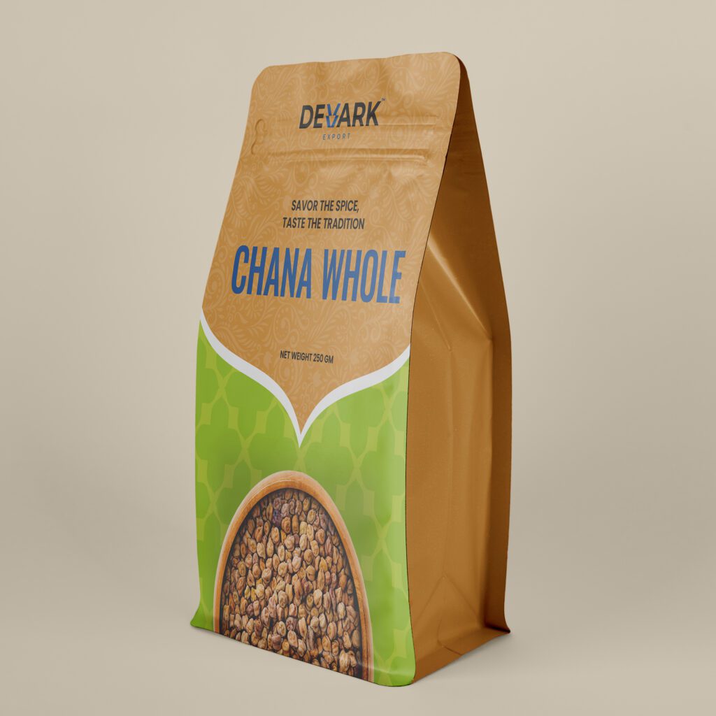 Whole Chana (Chickpeas) Raw Close-Up