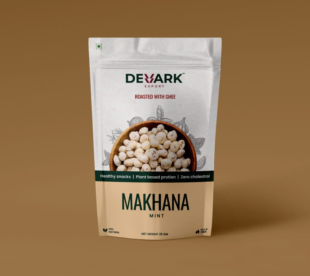 Crunchy Mint Makhana Flavor.